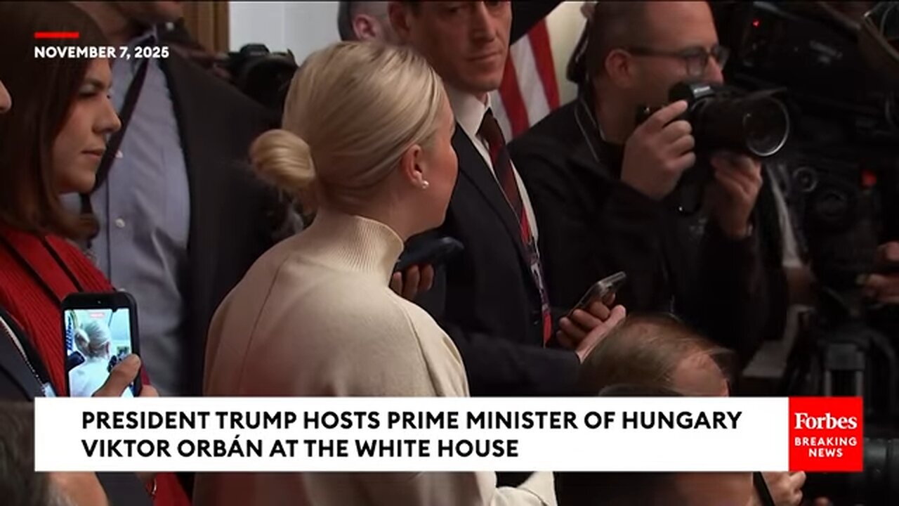 Karolline Leavitt Admonishes Reporters During Trumps Meeting With Viktor Orbán
