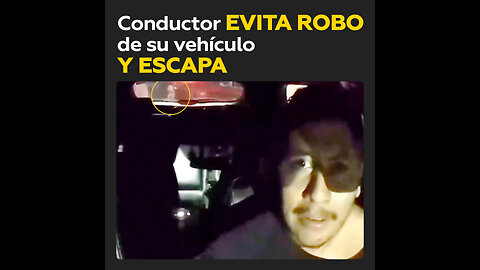 Conductor de Uber escapa de un intento de robo en México