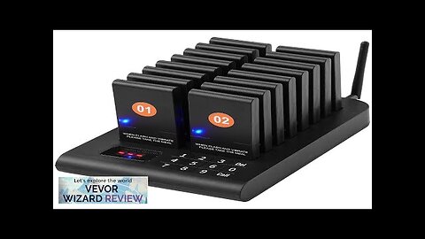 VEVOR Restaurant Pager System Wireless 500m Long Range Lineup Waiting Queue Signal Review