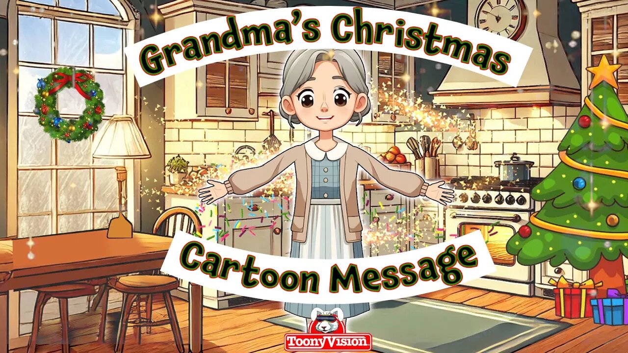 Grandma's Christmas Cartoon Message