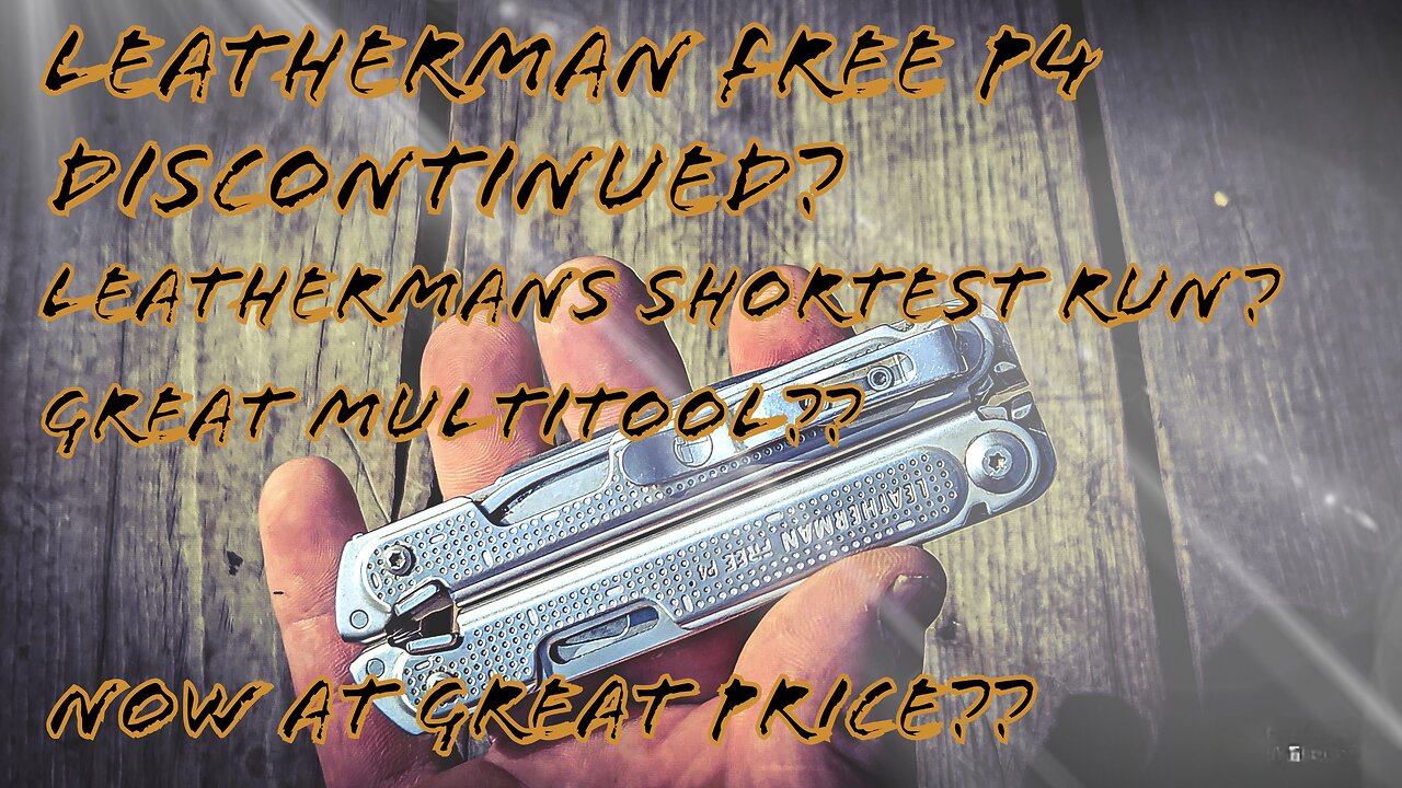Under Appreciated Leatherman. FreeP4 Now Discontinued and available at a great price.