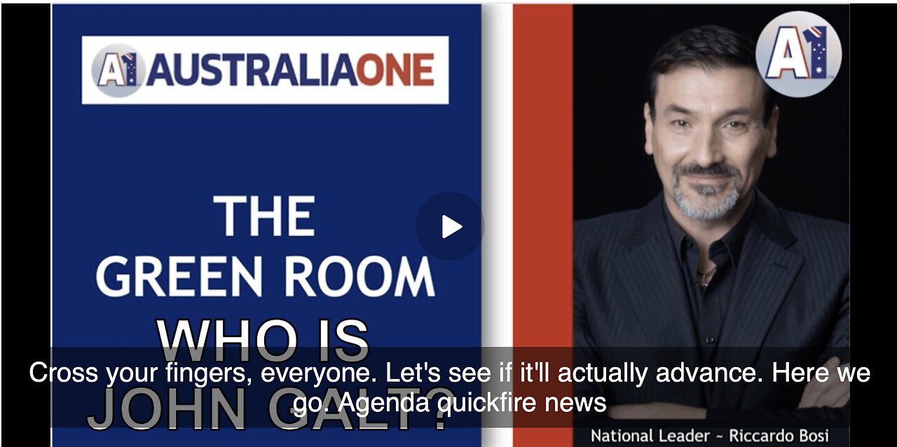 Australia One Party - The Green Room (18 February 2025 GLOBAL UPDATE. SGANON, JUAN O'SAVIN