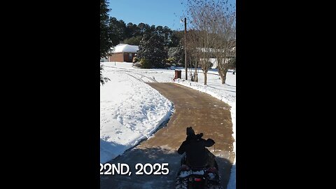 Snowy Alabama 2025 - Chasing a Honda Foretrax