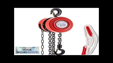 VEVOR Hand Chain Hoist 6600 lbs /3 Ton Capacity Chain Block 10ft/3m Review