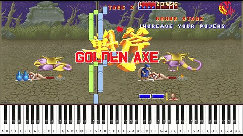 Golden Axe - Theme of Thief Piano MIDI