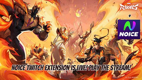 Noice Twitch extension is LIVE! Play the stream 🕹️