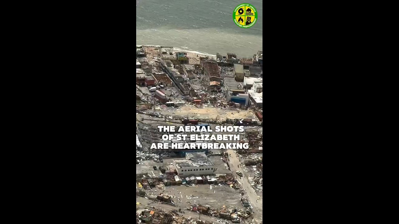 ❗️Video showing the scale of destruction in Jamaica after Hurricane