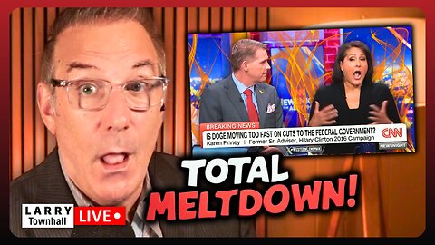 Media's PANIC ATTACK Over DOGE Sends Liberal Elites & Dems PACKING! | LARRY Live!