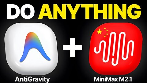 MiniMax M2.1 + AntiGravity: Build ANYTHING! 🤯