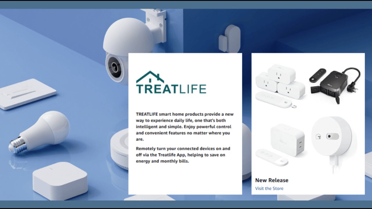 TREATLIFE Smart Water Leak Detector, Water Sensor Alarm