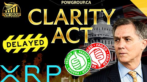Clarity Act 2027 Delay? What This Means for XRP as Supply Drops to 8 Year Low