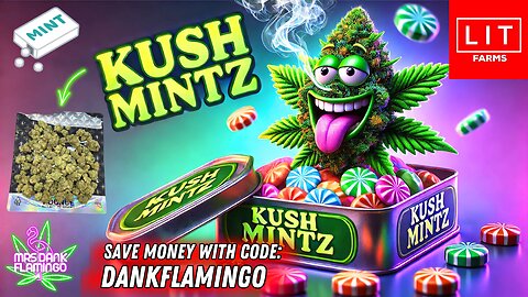 Trying a Mint-Tresting Strain from LIT Farms! Mrs Dank Flamingo Kush Mintz Review!!