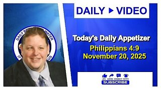 Today's Daily Appetizer (Philippians 4:9)