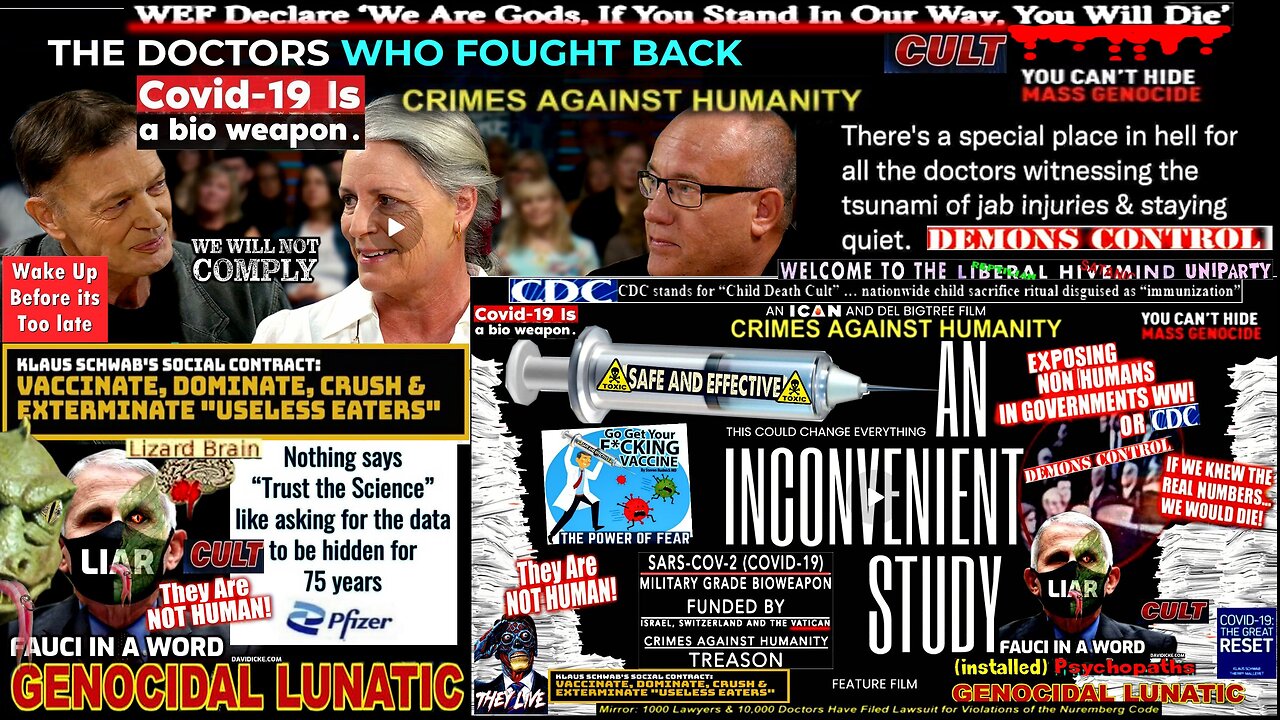 THE DOCTORS WHO FOUGHT BACK - ('An Inconvenient Study' video compilation)