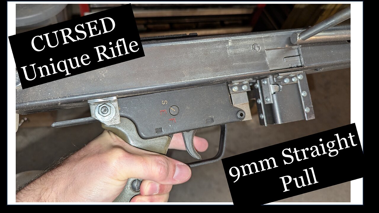 Cursed Homemade Gun: Straight Pull 9mm