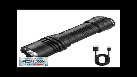 SEEKNITE ST13 1800 Lumens Compact EDC LED Flashlight USB Rechargeable Tactical Mini Review