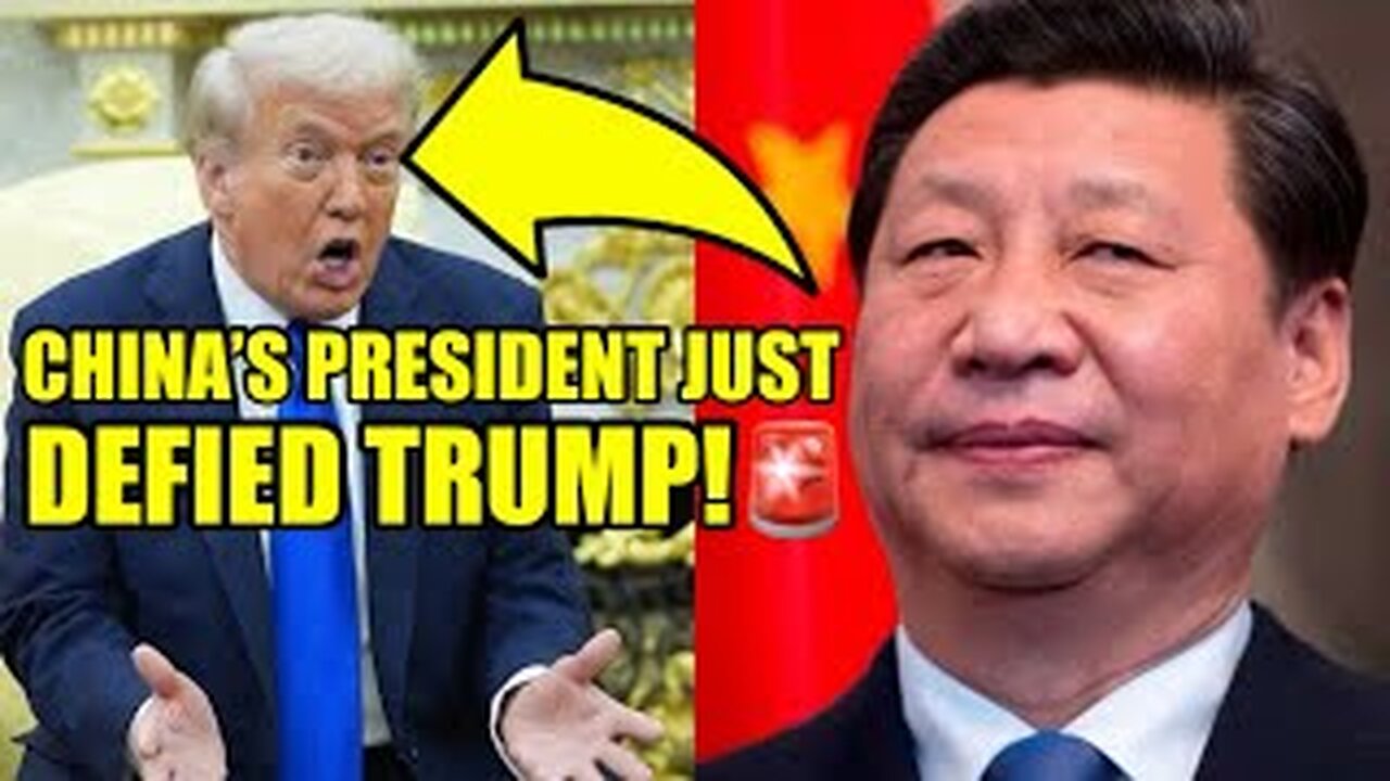 Trump SCRAMBLES As Pres. Xi BETRAYS HIM With HOSTILE MOVE🚨