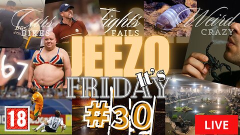 LIVE!! Jeezo It's Friday, Your NIGHT OUT, IN. Chat’s, Laughs and Cold Ones