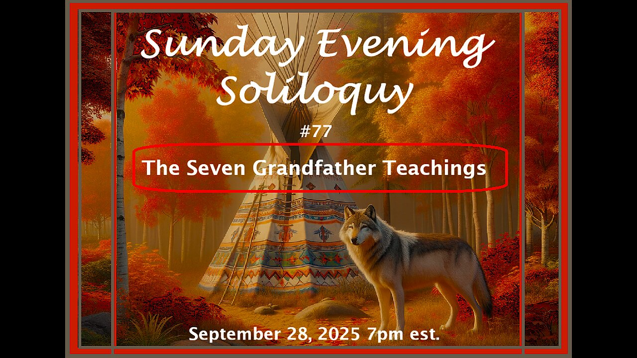 Sunday Evening Soliloquy ~ #77