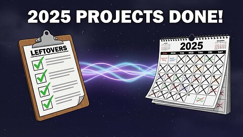 FINISHING UP 2025'S LEFTOVER PROJECTS!