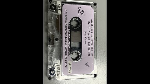 John Vennari "Arbp. Lefebvre and the Battle Against Liberalism," (pt. 1 of 2, St. Augustine)