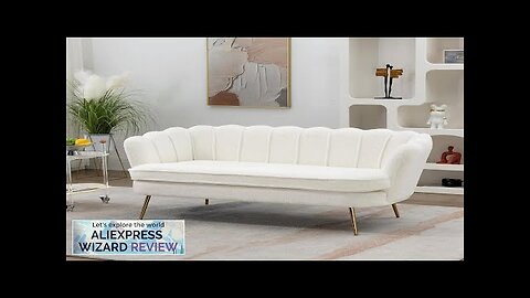 Wide Modern Boucle Loveseat Small Sofa Small Mini Room Couch 2-Seater Sofa Review