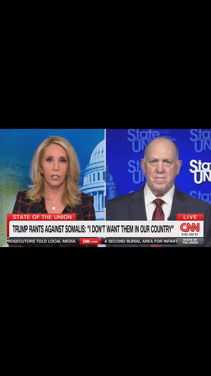 Tom Homan SHREDS CNN Host Over Claim ICE Stops People Because They Look "Somali"