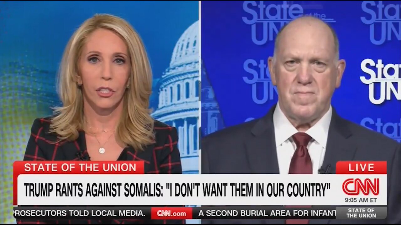 Tom Homan SHREDS CNN Host Over Claim ICE Stops People Because They Look "Somali"
