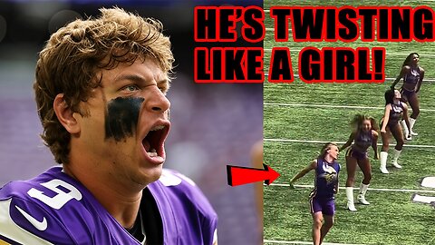 Minnesota Vikings Gay Male Cheerleader DESTROYED after SHOCKING dance video with Female Cheerleaders