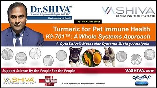 Dr.SHIVA™ LIVE - Turmeric for Pet Joint Health K9-701: Whole Systems Plan