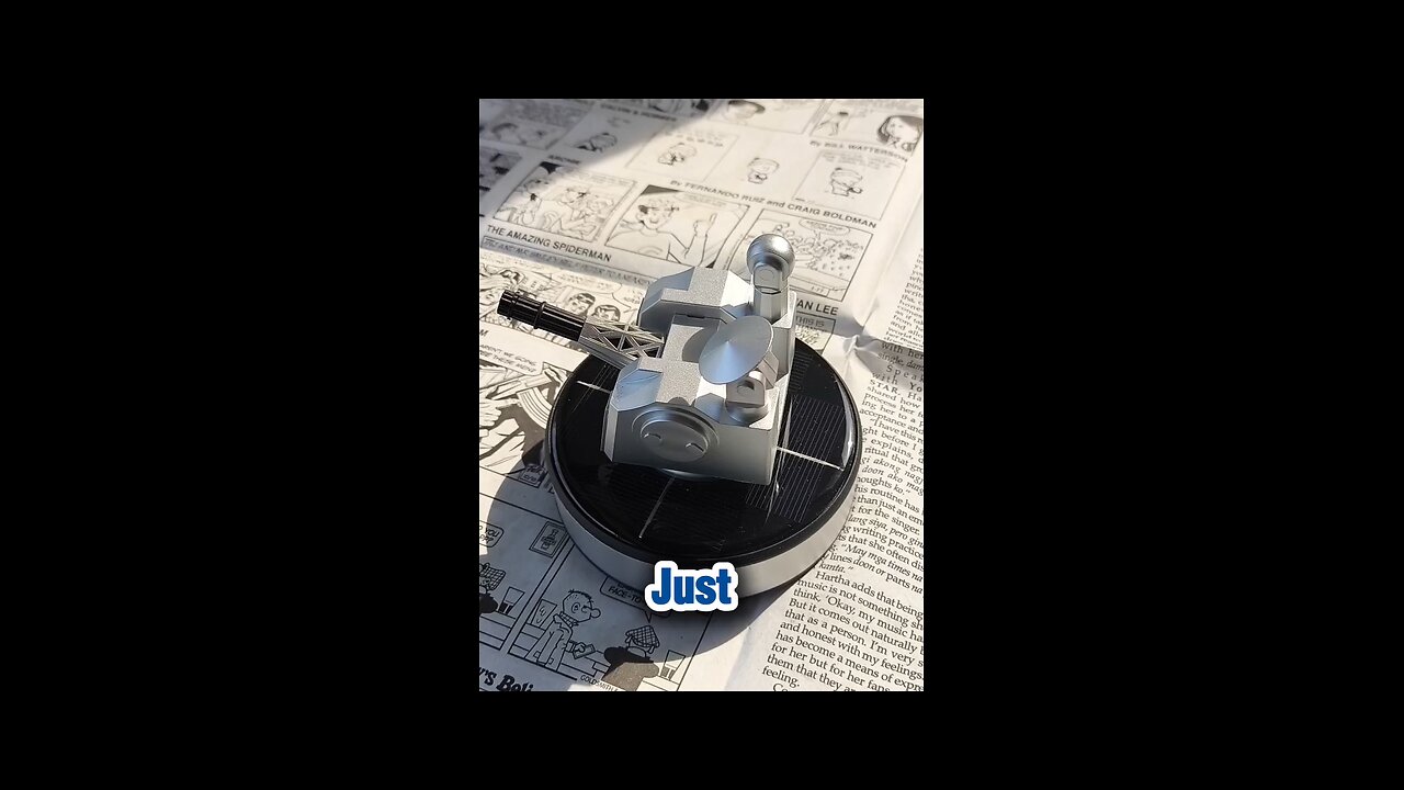 The awesome-looking, rotating Chinese Type 1130 CIWS Car Air Freshener with Solar Battery