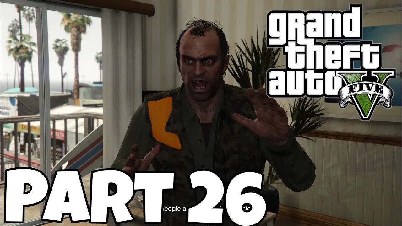 TREVOR CRAZY CUTSCENES! GTA 5 Story Mode Part 26
