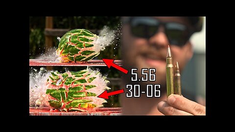 The Insane POWER of 30-06 in Super Slow Motion! ft. Fat Electrician