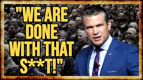 Hegseth Summons Generals For BIZARRE Anti-Woke Tirade 