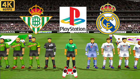 Real Betis vs Real Madrid - Winning Eleven 2002 (ps1) - Full Game 2K60