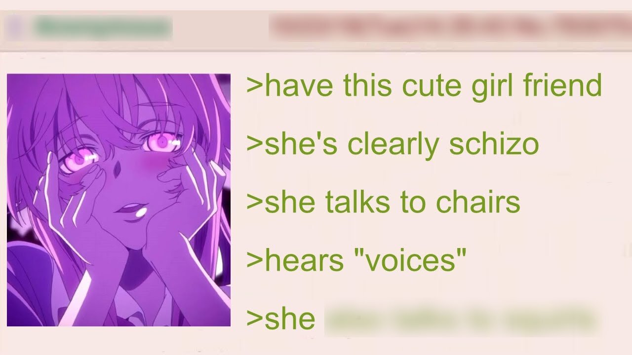 Anon's Experience & Adventures with a Cute Schizo Chick | 4Chan Greentext Stories