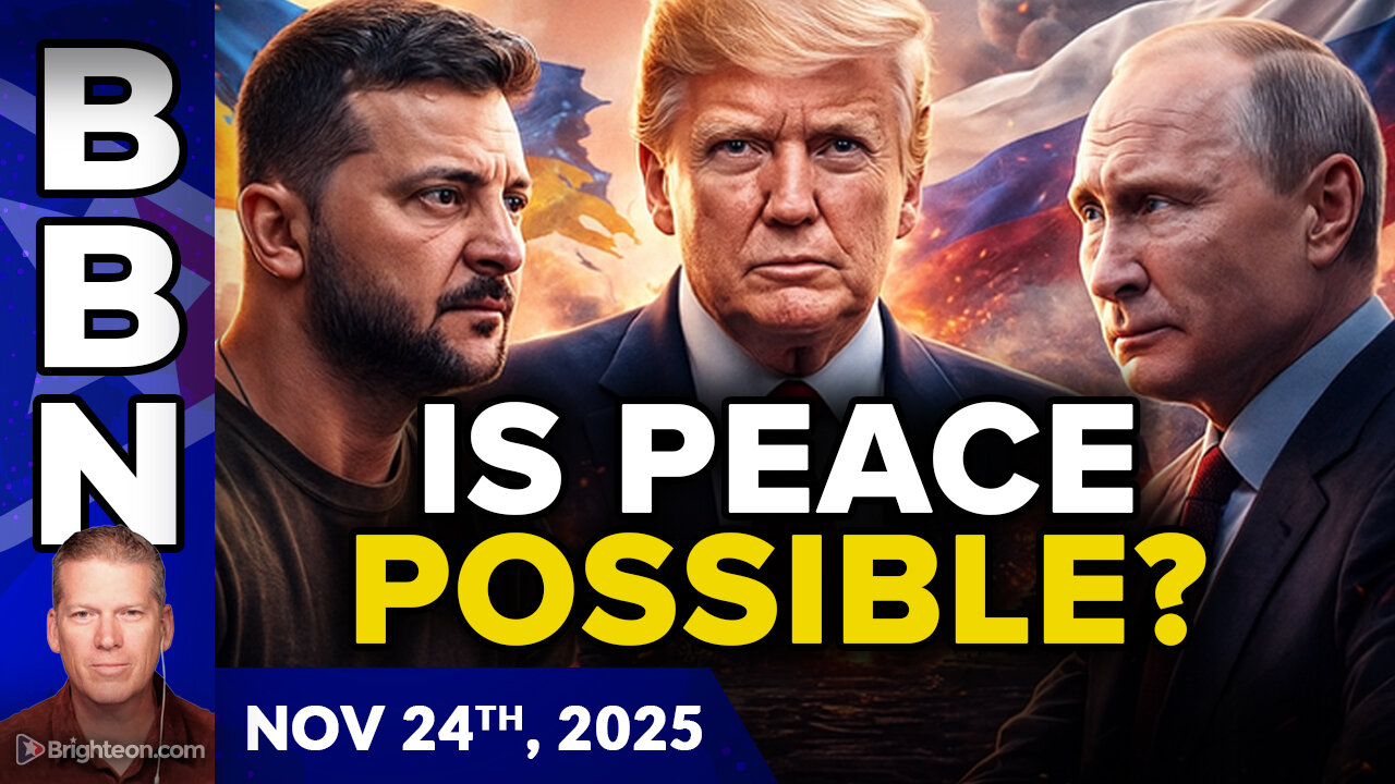 BBN, Nov 24, 2025 - Is PEACE possible for Ukraine? While EU nations face widespread DEBT DEFAULTS