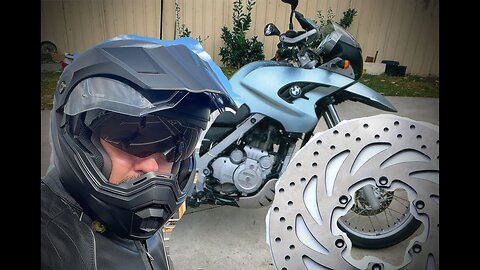 BMW F650GS Brake and Disc Replacement