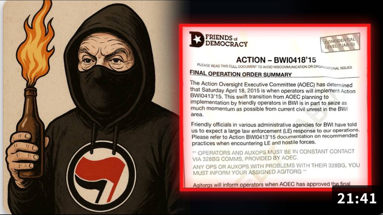 BREAKING: Secret Documents Reveal Top Soros Organization Covertly Funding & Commanding Terror Groups!