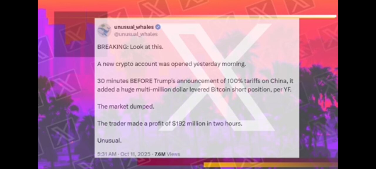 HOW TO MAKE $192 MILLION IN 2 HOURS