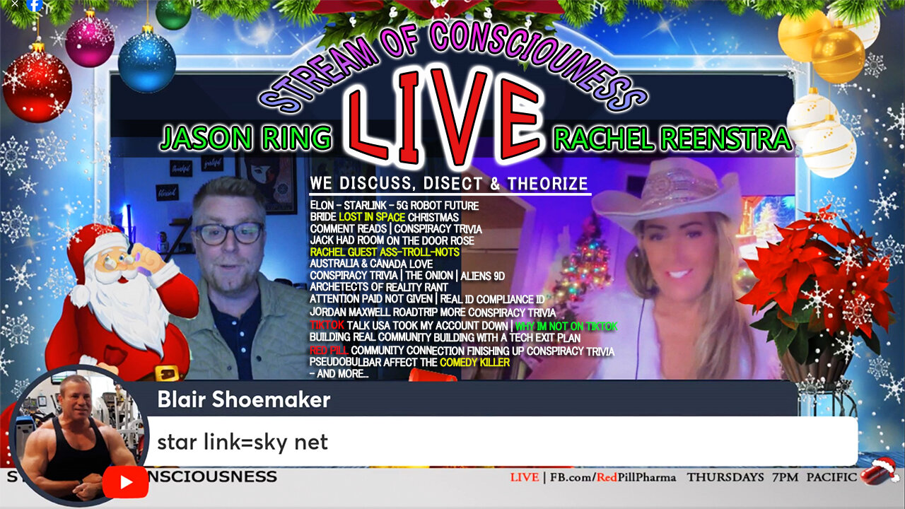 Stream of Consciousness LIVE - Christmas Eve rebroadcast special returning guest Rachel Reenstra