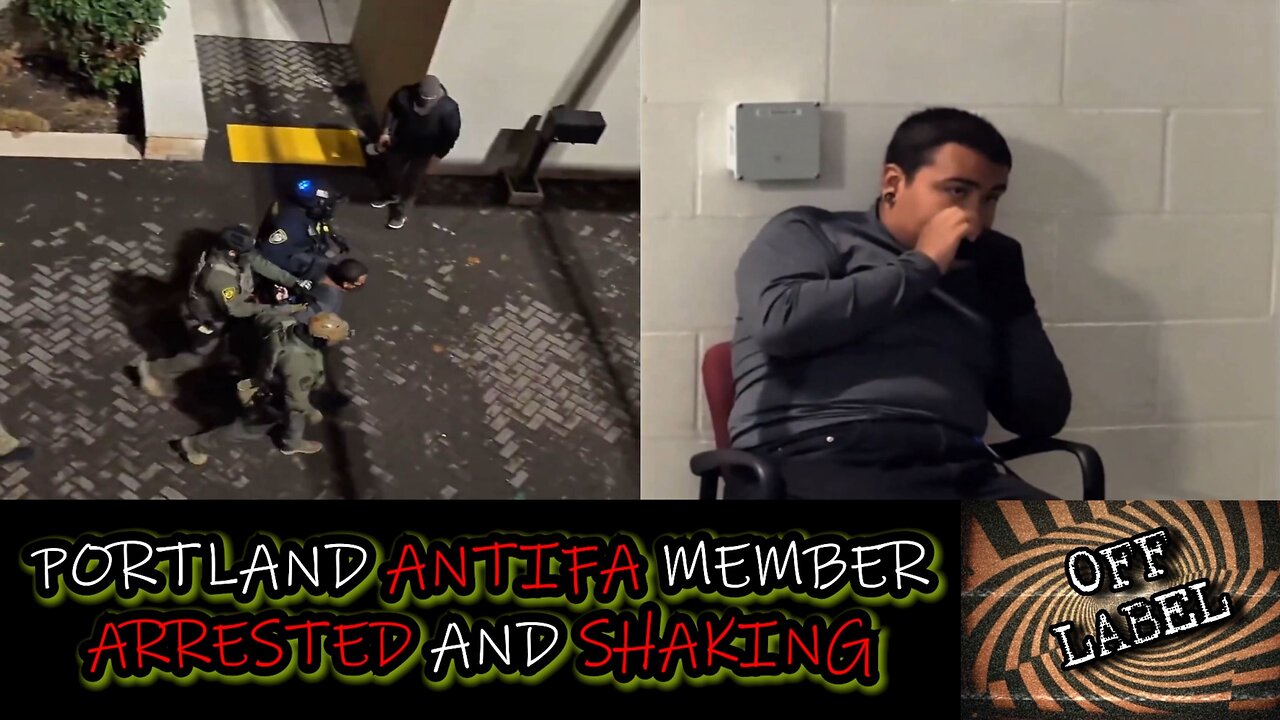 Portland ANTIFA Rioter Filmed Shaking After Being Taken Into Custody