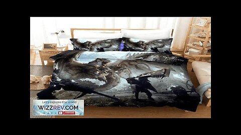 Monster Hunter World Slaying Flying Wyvern Dope Bedding Set Review