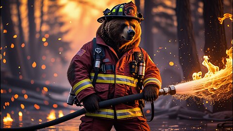 "What If Your Fire Department Was Run by Animals? AI Shows You!"