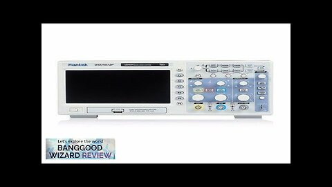 Hantek DSO5072P Digital Storage Oscilloscope 70MHz 2Channels 1GSa/s 7inch TFT LCD Review