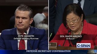 Hegseth Takes Down Sen Hirono Over Accusations Of Being Drunk On The Job