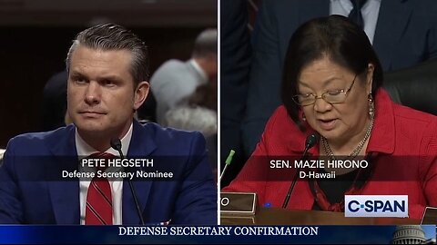 Hegseth Takes Down Sen Hirono Over Accusations Of Being Drunk On The Job