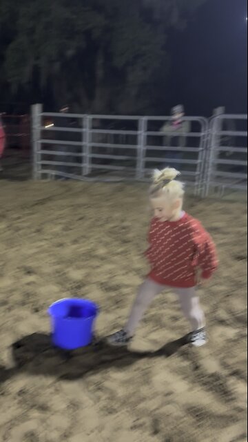 Practicing for our first rodeo!