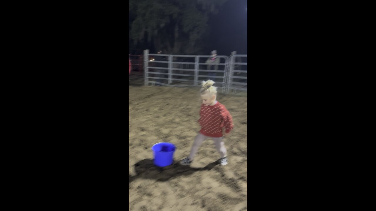 Practicing for our first rodeo!