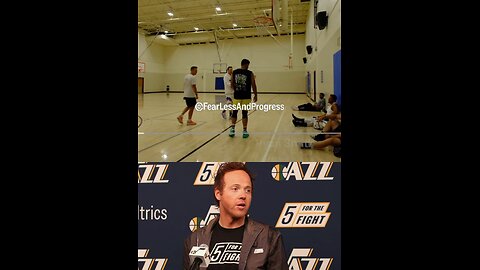 Billionaire Jazz owner Ryan Smith can hoop 🔥😳